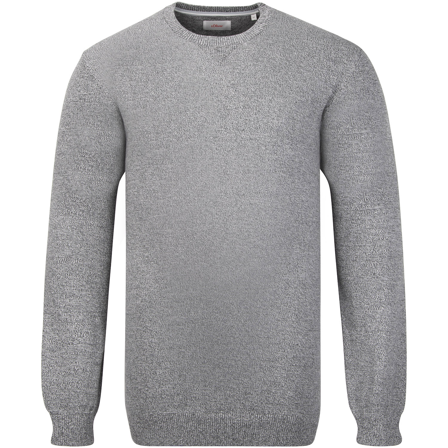 kaufen lang Übergrößen Pullover Herrenmode grau-meliert EXTRA in S.OLIVER -