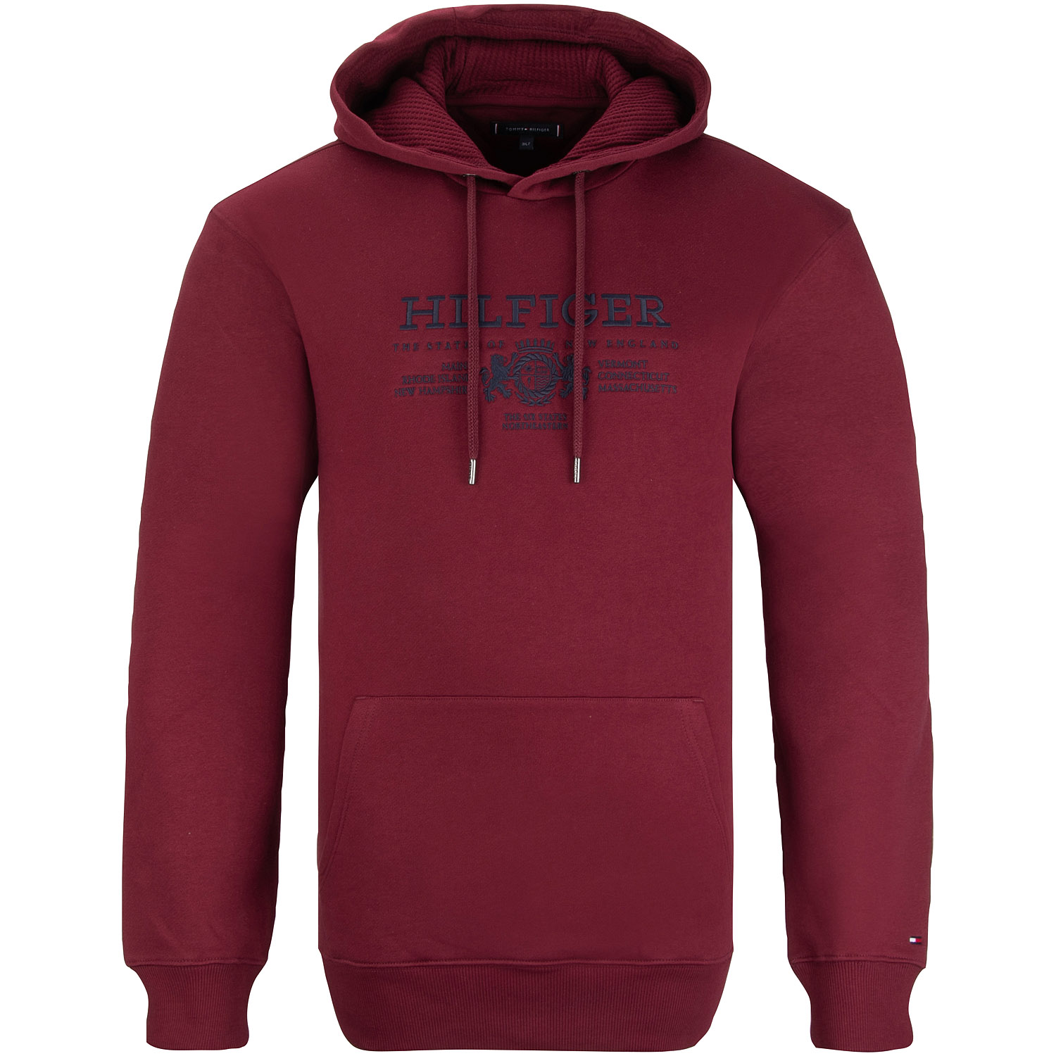 TOMMY HILFIGER Hoodie bordeaux Herrenmode in UbergroBen kaufen