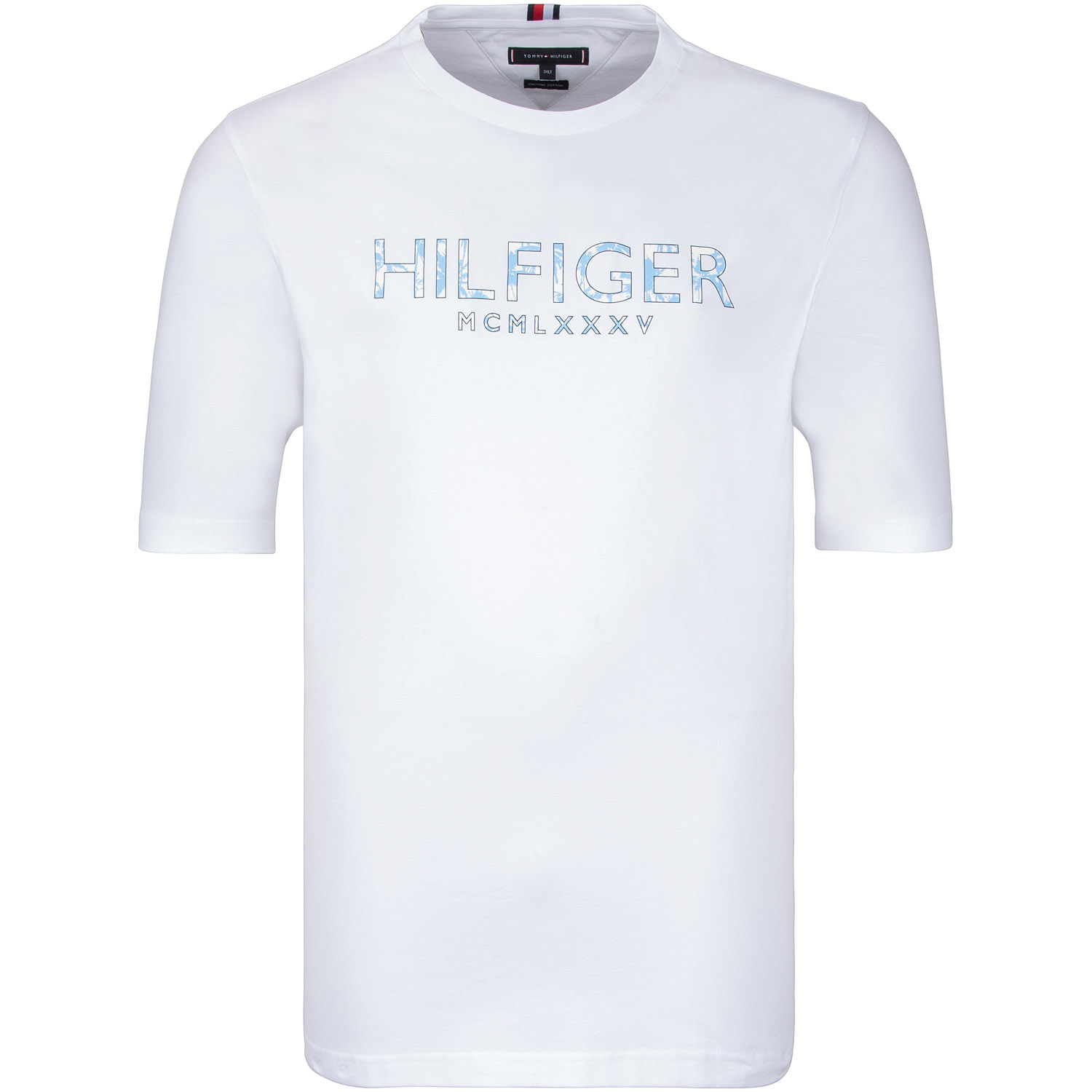 Tommy Hilfiger T Shirt Weiss Herrenmode In Ubergrossen Kaufen